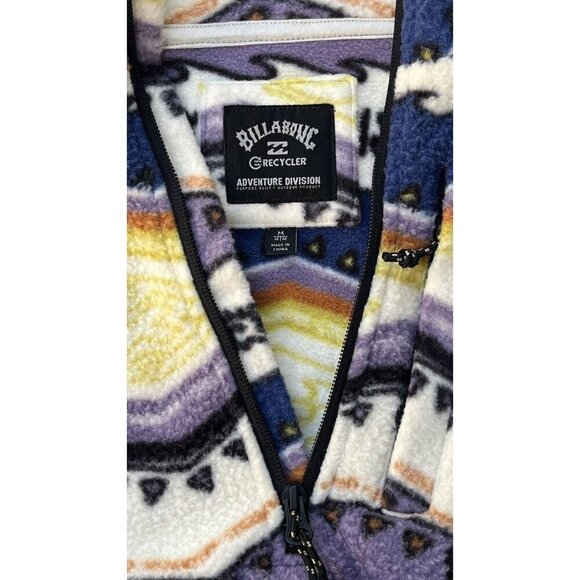 Billabong Men's Boundary Half-Zip Mock Neck Fleece Size M - Picture 5 of 16